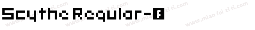 Scythe Regular字体转换